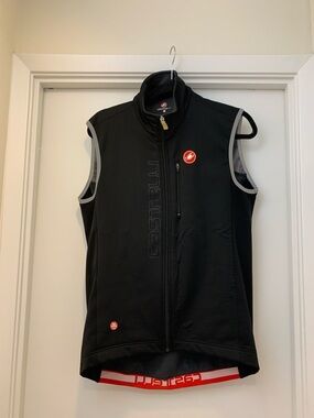 Castelli Men's Black Cycling Vest